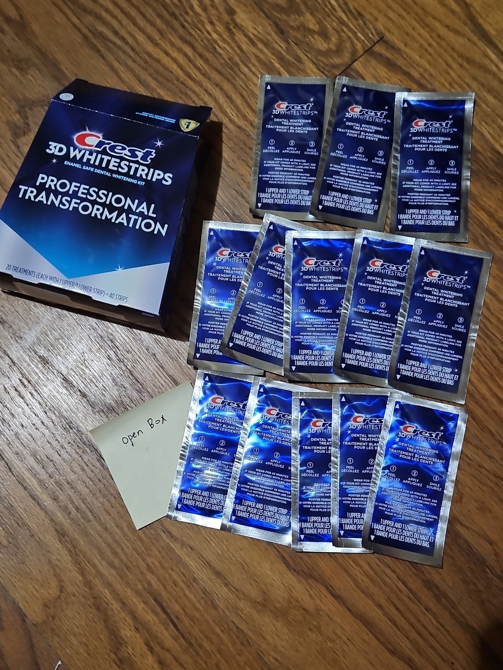 Crest 3D Whitestrips Professional Transformation & Monthly Brightener